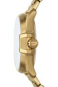 Diesel Men's MS9 Gold - Tone Stainless Steel Bracelet Watch 44mm - White - with White | Sold by Uncle Wiener's Wholesale