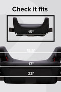 Diono Solana 2 No Latch, XL Lightweight Backless Belt - Positioning Booster Car Seat, 8 Years 1 Booster Seat, Black - with | Sold by Uncle Wiener's Wholesale