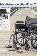 Drive Medical Cruiser Iii Lightweight Wheelchair With Flip Back Removable Arms, 20", 1 Each 1 count - with | Sold by Uncle Wiener's Wholesale