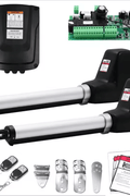 Dual Automatic Gate Opener Kit – Heavy - Duty Motorized System for Swing Gates, SKU: LM60211 - with | Sold by Uncle Wiener's Wholesale