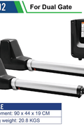 Dual Automatic Gate Opener Kit – Heavy - Duty Motorized System for Swing Gates, SKU: LM60211 - with | Sold by Uncle Wiener's Wholesale