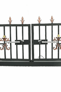 Dual Automatic Gate Opener Kit – Heavy - Duty Motorized System for Swing Gates, SKU: LM60211 - with | Sold by Uncle Wiener's Wholesale