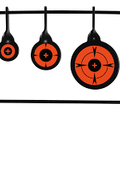 Duplex .22 Cal Spinner Target – Quad Action Rimfire Steel Target for Pistols & Rifles, SKU: S1278 - Reactive Rimfire Spinner Target with | Sold by Uncle Wiener's Wholesale