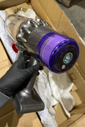 Dyson V11 Origin Cordless Vacuum, Nickel/Blue, scratches on the handle - with | Sold by Uncle Wiener's Wholesale
