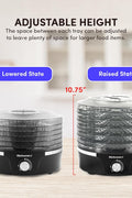Elite Gourmet Food Dehydrator with Adjustable Temperature and Even Heat Distribution 1016437 - with | Sold by Uncle Wiener's Wholesale