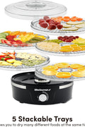 Elite Gourmet Food Dehydrator with Adjustable Temperature and Even Heat Distribution 1016437 - with | Sold by Uncle Wiener's Wholesale