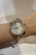 Emporio Armani Women's Three - Hand Date Two - Tone Stainless Steel Watch - Gold / Silver - with Gold,Silver | Sold by Uncle Wiener's Wholesale