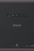 Epson EpiqVision Mini EF12 Smart Streaming Laser Projector, HDR, Android TV, Movies, Family Gaming, Portable, sound by Yamaha, 3LCD, Full HD 1080p, 1000 lumens Color & White Brightness Bluetooth Black - with | Sold by Uncle Wiener's Wholesale