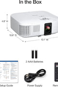 Epson Home Cinema 2350 4K PRO - UHD Smart Streaming Projector with Android TV, 3 - Chip 3LCD, HDR10, HLG, 2,800 Lumens, Low Latency, 10 W Speaker, Bluetooth (Renewed) - with | Sold by Uncle Wiener's Wholesale