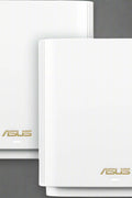 “ASUS ZenWiFi ET8 WiFi 6E tri-band mesh system front view”

“ET8 (W-2-PK) mesh router 2-pack with 6600 Mbps speed”

“Asus ZenWiFi tri-band mesh system back panel ports”

“ASUS ET8 router 6GHz frequency WiFi 6E design”

“Packaging of ASUS ZenWiFi ET8 W-2-PK 2-pack”
