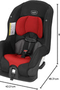 Evenflo Tribute Convertible Car Seat (Jupiter Red), used, dirty spots on the seat - with | Sold by Uncle Wiener's Wholesale