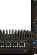 Fanless N100 Mini PC Micro Firewall Appliance, 4 * 2.5Gbe i225 LAN Ports Power Over Ethernet Mini Computer 16GB DDR4 RAM 512GB SATA SSD, USB - C/5*USB/SIM Slot/HD+DP/Home Network Pfsense Router - with N100 POE IN,16+512GB | Sold by Uncle Wiener's Wholesale