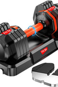 Fit Sir Adjustable Dumbbell Set 55lbs (Single), 15~55lb Hand Weight Change with Anti - Slip Handle for Men Women Home Gym Body Workout Exercise Fitness Strength Training (Orange) - with | Sold by Uncle Wiener's Wholesale