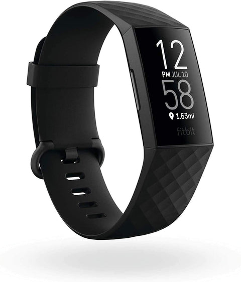 Fitbit Charge 4 Black Advanced Fitness Tracker - with | Sold by Uncle Wiener's Wholesale