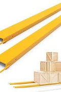 Forklift & Skid Steer Fork Extensions – Heavy - Duty Steel Slip - On Attachments for 4" & 5" Forks - with 72" x 4" | Sold by Uncle Wiener's Wholesale