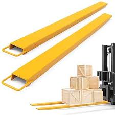 Forklift & Skid Steer Fork Extensions – Heavy - Duty Steel Slip - On Attachments for 4" & 5" Forks - with 72" x 4" | Sold by Uncle Wiener's Wholesale