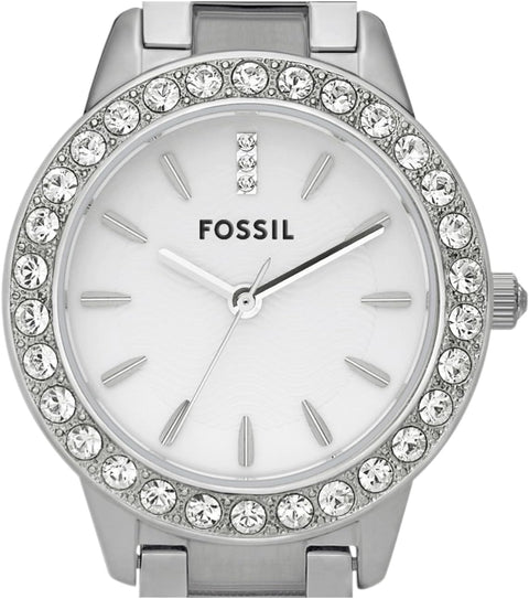 Fossil Jesse Women's Watch with Crystal Accents and Self - Adjustable Stainless Steel Bracelet Band - with | Sold by Uncle Wiener's Wholesale