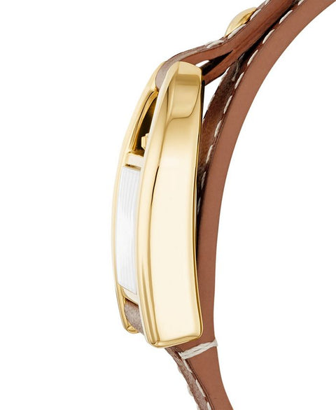 Fossil Women's Harwell Quartz Brown Leather Strap Watch, 28mm - Brown - No Size - with Brown | Sold by Uncle Wiener's Wholesale