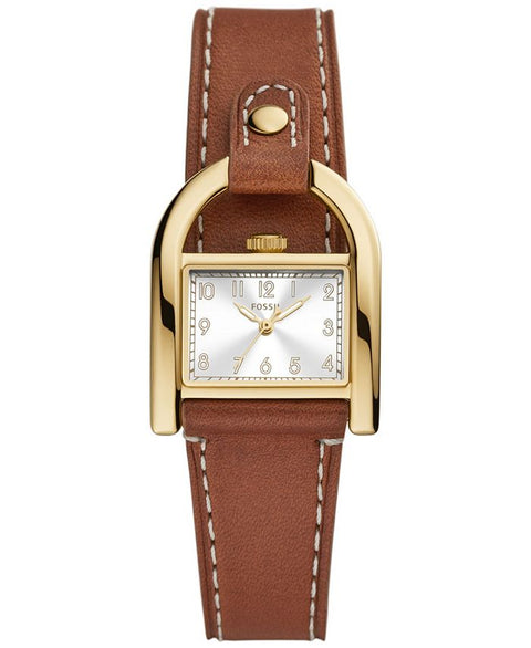 Fossil Women's Harwell Quartz Brown Leather Strap Watch, 28mm - Brown - No Size - with Brown | Sold by Uncle Wiener's Wholesale