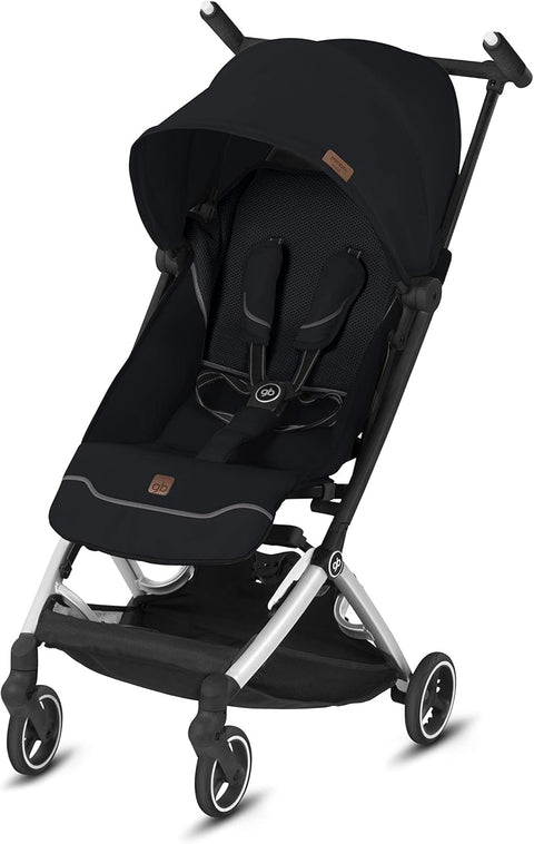 gb Pockit+ All - City Airplane Carry - on Compliant Stroller - Ultra Lightweight, 2 - in - 1 Travel System Ready with any Cybex Infant Car Seat, Compact Self - Standing Fold, Easy to Carry - Velvet Black - with | Sold by Uncle Wiener's Wholesale