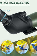 Gosky BAK4 Lunette d'observation 20 - 60 x 80 avec trépied, adaptateur de téléphone et sac de transport, étanche haute définition BAK4 pour la chasse, le tir sur cible, l'observation des oiseaux - with | Sold by Uncle Wiener's Wholesale