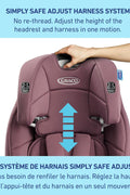 Graco Tranzitions 3 - in - 1 Harness Booster Seat, Toddler to Big Kid Car Seat from 10 - 45 kg (22 - 100lb), Harness/Highback/Backless Booster, Eloise - with | Sold by Uncle Wiener's Wholesale