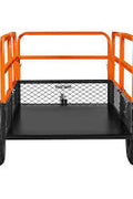 Heavy Duty 1500 LB ATV Dump Trailer – Tow Cart w/ Removable Sides | SKU: 127355 - ATV Utility Dump Trailer with | Sold by Uncle Wiener's Wholesale