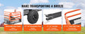 Heavy Duty 1500 LB ATV Dump Trailer – Tow Cart w/ Removable Sides | SKU: 127355 - ATV Utility Dump Trailer with | Sold by Uncle Wiener's Wholesale