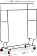 "Heavy-Duty Collapsible Single Rail Clothing Rack with Wheels"

"Adjustable Double Rail Chrome Garment Rack for Retail and Home"

"Heavy-Duty Commercial Clothing Rack Assembly Diagram"

"Smooth Rolling Wheels for Garment Racks – Close-Up View"