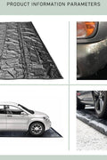 garage containment mat for winter snow and water protection
SUV parked on 8.6x20 ft waterproof garage mat
car on 8x18 ft floor containment mat in garage