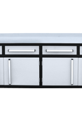 Heavy - Duty Steel Welding Table & Tool Bench – Industrial Workbench with Storage Drawers - with Stainless | Sold by Uncle Wiener's Wholesale