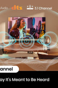 Hisense HS3100 - 3.1 Channel 480W Soundbar with 6.5 inch Wireless Subwoofer, 3 Full - Range Speakers, 2 tweeters, 480W Max Audio Power, 5.3 Wireless Bluetooth, Powered by DTS Virtual:X, Roku TV Ready - with | Sold by Uncle Wiener's Wholesale