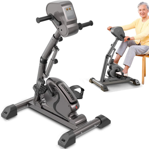 HNLIY Motorized Pedal Exerciser Leg Arm Workout Knee Physical Therapy Assisted Rehabilitation Electric Exercise Bike Home Recover Fitness Equipment Suitable for Elderly - with | Sold by Uncle Wiener's Wholesale