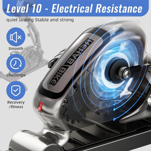 HNLIY Motorized Pedal Exerciser Leg Arm Workout Knee Physical Therapy Assisted Rehabilitation Electric Exercise Bike Home Recover Fitness Equipment Suitable for Elderly - with | Sold by Uncle Wiener's Wholesale