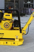 HYDRAULIC REVERSIBLE PLATE COMPACTOR | HEAVY - DUTY VIBRATORY SOIL & ASPHALT COMPACTION MACHINE - with MANUAL PULL START | Sold by Uncle Wiener's Wholesale