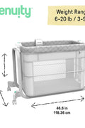 Ingenuity Dream Hero 3 - in - 1 Co - Sleeping Bassinet and Crib - Constellation (Grey), Unisex, Newborn to 12 Months - with Constellation | Sold by Uncle Wiener's Wholesale