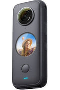Insta360 ONE X2 Pocket Camera - CINOSXX/A - with <B>Dimensions (Overall):</B> 5 inches (H) x 8 inches (W) x 5 inches (D) | Sold by Uncle Wiener's Wholesale