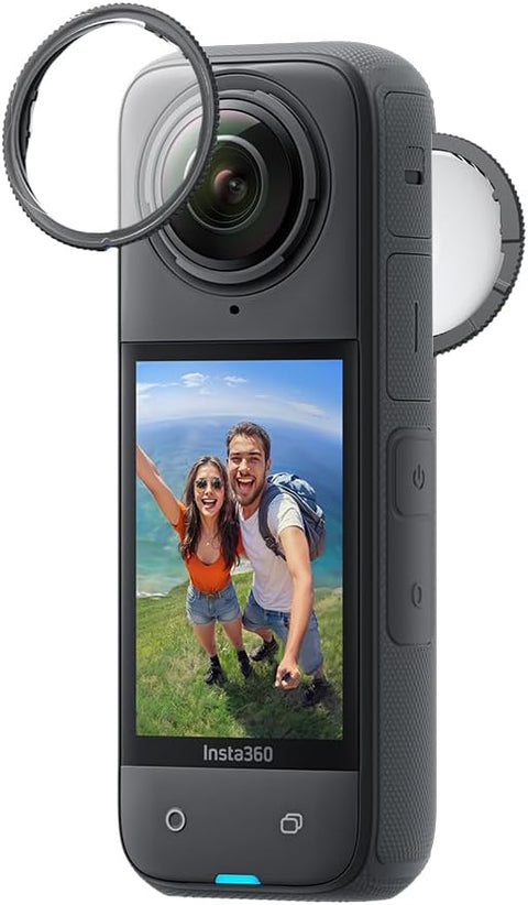Insta360 X4 - 8K Waterproof 360 Action Camera, 4K Wide - Angle Video, Removable Lens Guards, 135 Min Battery Life, AI Editing, Stabilization, for Sports, Travel, Outdoor - with | Sold by Uncle Wiener's Wholesale