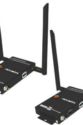 J - Tech Digital HDbitT Series 1X2 Wireless HDMI Extender Dual Antenna Supporting Ultra HD 4K 30HZ HDCP 1.4 with IR Signal Transmission up to 660 Ft (Receiver+Transmitter) - with | Sold by Uncle Wiener's Wholesale