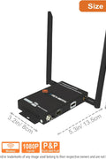 J - Tech Digital HDbitT Series 1X2 Wireless HDMI Extender Dual Antenna Supporting Ultra HD 4K 30HZ HDCP 1.4 with IR Signal Transmission up to 660 Ft (Receiver+Transmitter) - with | Sold by Uncle Wiener's Wholesale