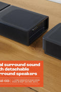 JBL Bar 1000: 7.1.4 - Channel soundbar with Detachable Surround Speakers, MultiBeam™, Dolby Atmos®, and DTS:X® - with | Sold by Uncle Wiener's Wholesale