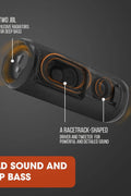 JBL Flip 6 - Portable Bluetooth Speaker, powerful sound and deep bass, IPX7 waterproof, 12 hours of playtime, JBL PartyBoost for multiple speaker pairing for home, outdoor and travel (Black) - with Black | Sold by Uncle Wiener's Wholesale
