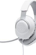 JBL Quantum 100 Wired Over - Ear Gaming Headset with Detachable Mic and 3.5mm Audio Cable - White - with | Sold by Uncle Wiener's Wholesale