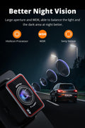 Kingslim D4 Dual Dash Cam with Built - in WiFi GPS, Front 4K/2.5K Rear 1080P for Cars , 3" IPS Touchscreen 170° FOV Dashboard Camera with Sony Starvis Sensor, Support 256GB Max - with | Sold by Uncle Wiener's Wholesale