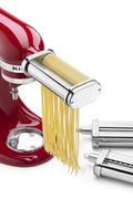 KitchenAid KSMPRA Stand Mixer Attachment Pasta Roller & Cutter, 3 - Piece Set, Stainless Steel - with Stainless Steel | Sold by Uncle Wiener's Wholesale