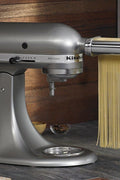 KitchenAid KSMPRA Stand Mixer Attachment Pasta Roller & Cutter, 3 - Piece Set, Stainless Steel - with Stainless Steel | Sold by Uncle Wiener's Wholesale