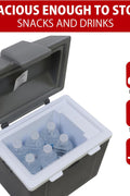Koolatron Portable Cooler - Electric Cooler For Car, Camping, Travel, 12 V Insulated Hard Sided Refrigerator For Vehicle, Boat, Truck, Warming & Cooling, Cools Drinks,Food For Road Trip, 9.8 qt - with | Sold by Uncle Wiener's Wholesale