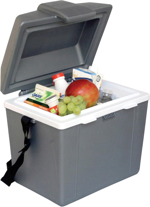 Koolatron Portable Cooler - Electric Cooler For Car, Camping, Travel, 12 V Insulated Hard Sided Refrigerator For Vehicle, Boat, Truck, Warming & Cooling, Cools Drinks,Food For Road Trip, 9.8 qt - with | Sold by Uncle Wiener's Wholesale