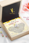 Larvincy To My Daughter In Law Necklace With Heartfelt Message & Elegant Box - Jewelry Daughter In Law Gifts From Mother In Law On Birthday, Wedding Day, Valentine, Christmas, Mothers Day & More - with | Sold by Uncle Wiener's Wholesale