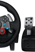 Logitech G29 Driving Force Racing Wheel and Floor Pedals, Real Force Feedback, Stainless Steel Paddle Shifters, Leather Steering Wheel Cover for PS5, PS4, PC, Mac - Black - with | Sold by Uncle Wiener's Wholesale